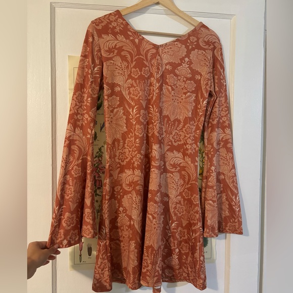 🌞BOHEMIAN DRESS, FLARE SLEEVES. Disco vibes - Picture 4 of 5